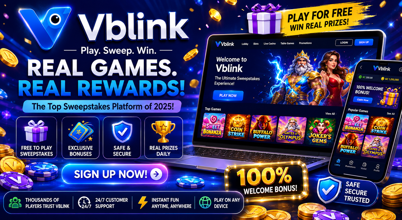 Full Review: What Makes Vblink the Best Sweepstakes Platform in 2025